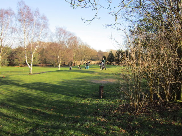 Danger, golfers at play © Ian S cc-by-sa/2.0 :: Geograph Britain and ...