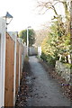 Path Rowan Tree Road to Field Lane