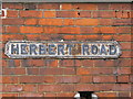 Sign for Herbert Road, NW4