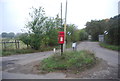 Postbox, end of Curtis Wood Rd