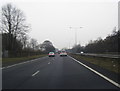 A55 westbound near Northop