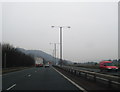 A55 westbound near Mochdre