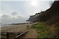 Groynes on Shanklin beach