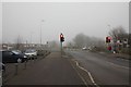 SU5390 : Traffic lights at the Roundabout by Bill Nicholls