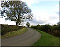 Welby Lane towards Asfordby Valley from steep bend