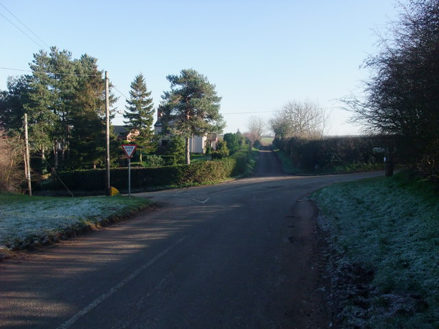 The crossroads at Dale Cottage