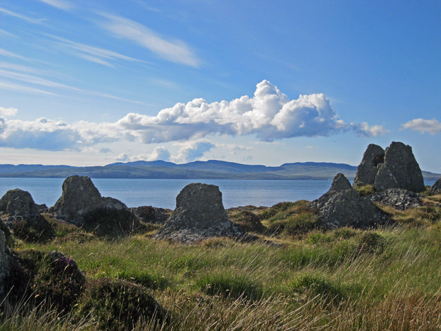 Rock formations on Rubha na Cille