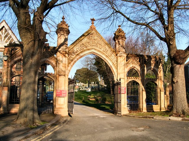 Entrance to Downs Crematorium