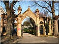 Entrance to Downs Crematorium