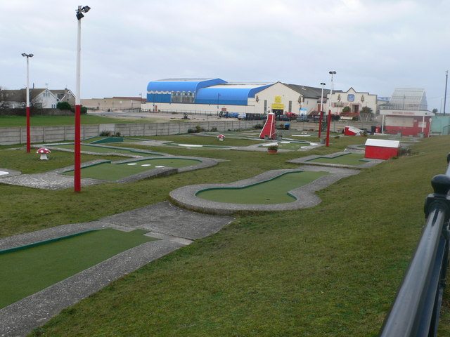 Mini-golf course at Prestatyn
