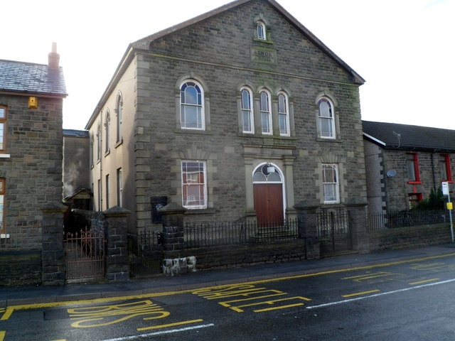 Grade II listed Ainon Welsh Baptist Chapel, Ynyswen