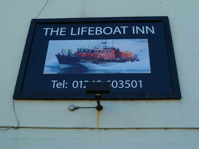 Sign at "The Lifeboat Inn"