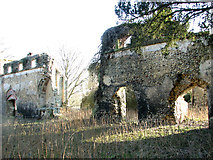 TM3669 : The ruined Cistercian abbey in Sibton by Evelyn Simak