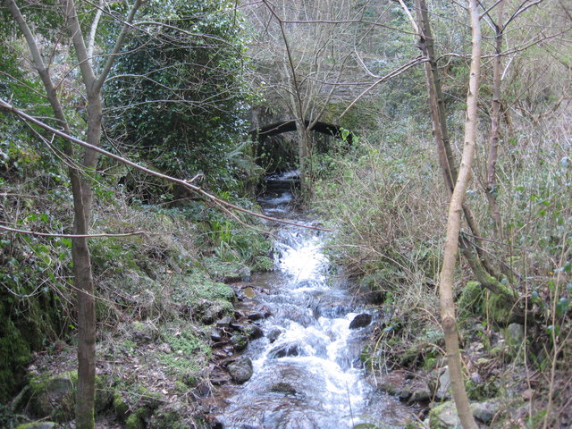 The stream adjacent to Worthy Toll Road