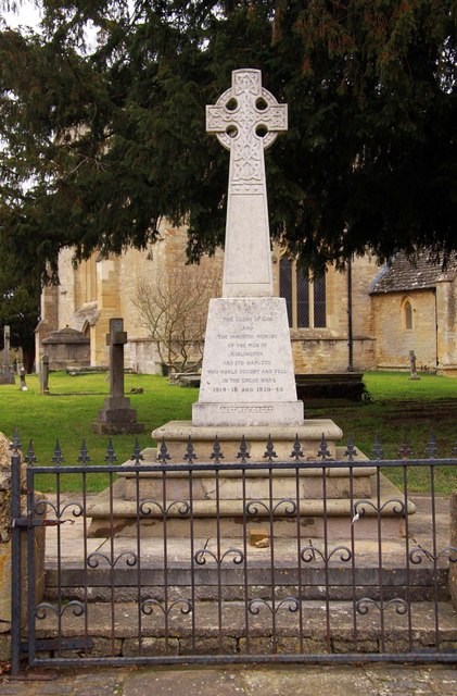 The war memorial by St Mary's Church