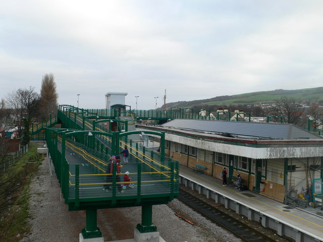 New pedestrian access bridge at Prestatyn Railway