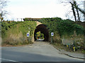 TQ4270 : Railway bridge over Southill Road by Robin Webster