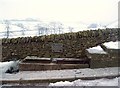 Roadside Water Trough and Plaque near Sparrowpit