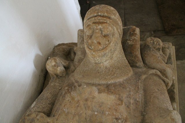 Effigy of Knight, St Peter's church, Kingerby