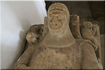 TF0592 : Effigy of Knight, St Peter's church, Kingerby by J.Hannan-Briggs