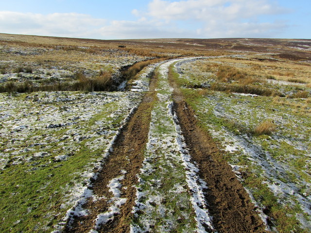 Track leading onto Rocking Moor