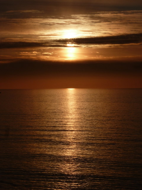 Blackpool: a pretty sunset