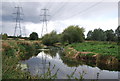 Pylons above the River Gipping