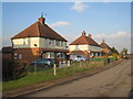 Former council houses at Plungar