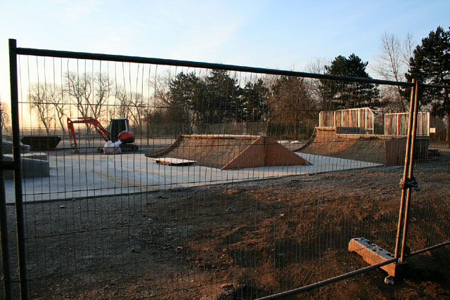 New skateboard park