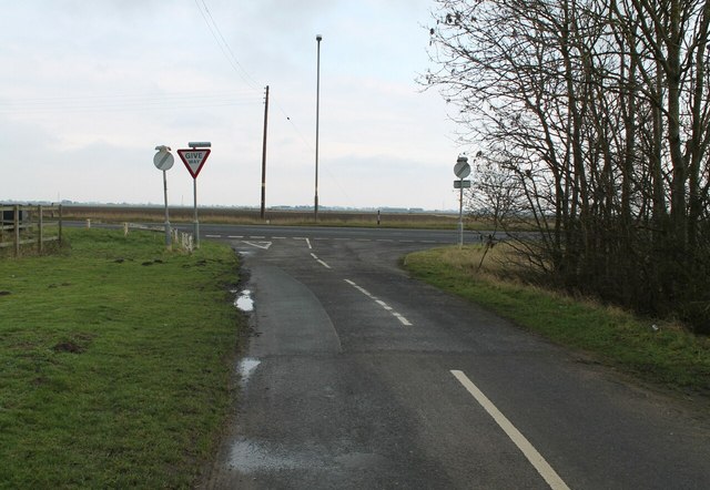 Junction of High Ferry Lane and A16