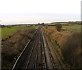 SP8383 : Midland Main Line towards Leicester by Andrew Tatlow