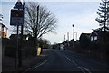 Approaching the level crossing, St Stephen