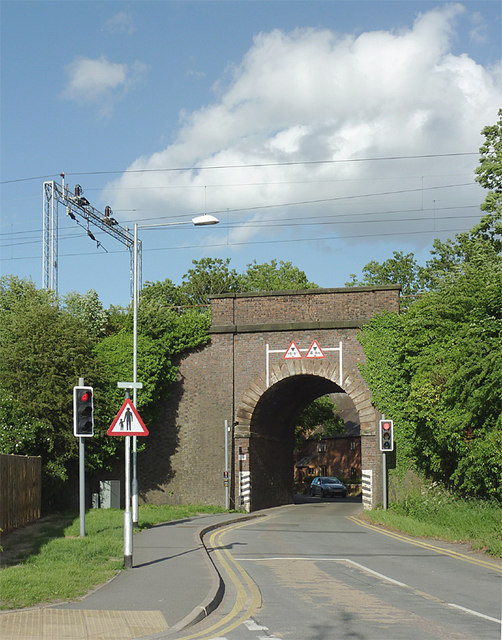 Railway Bridge over Pinfold Lane in Penkridge, Staffordshire