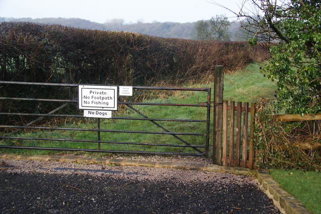 The end of public access at Balderstone Hall