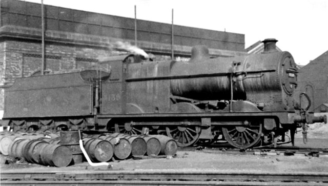 LMS Fowler 4F 0-6-0 at Saltley Locomotive Depot