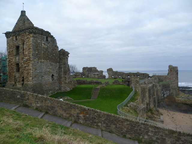 St. Andrews Castle from the Scores