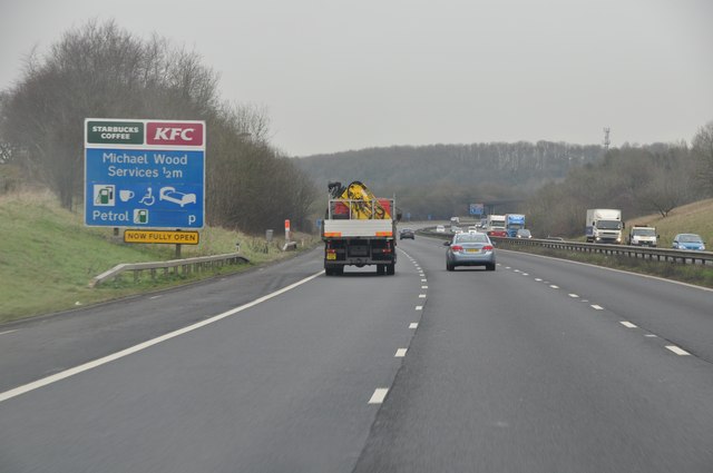 South Gloucestershire : M5 Motorway Northbound
