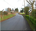 End of 30mph speed limit on Sluvad Road near New Inn