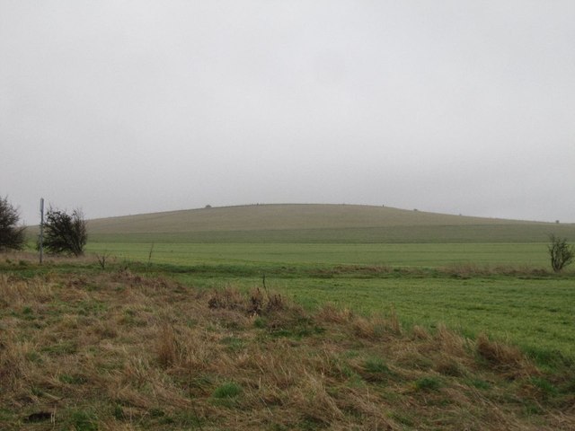 First sight of Lowbury Hill