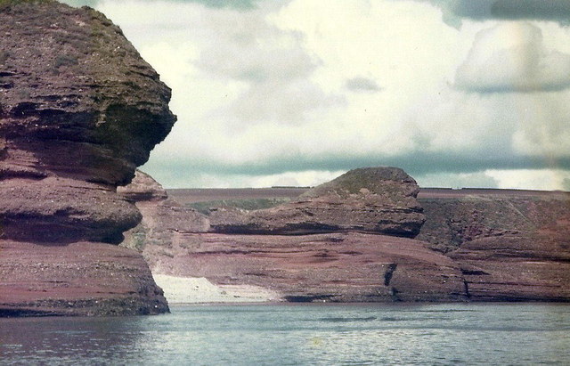 The cliffs at Carlingheugh Bay