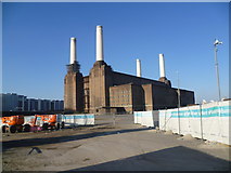 TQ2877 : Battersea Power Station from Battersea Park Road by Marathon