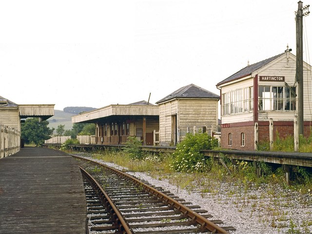 Hartington Station looking north 1967