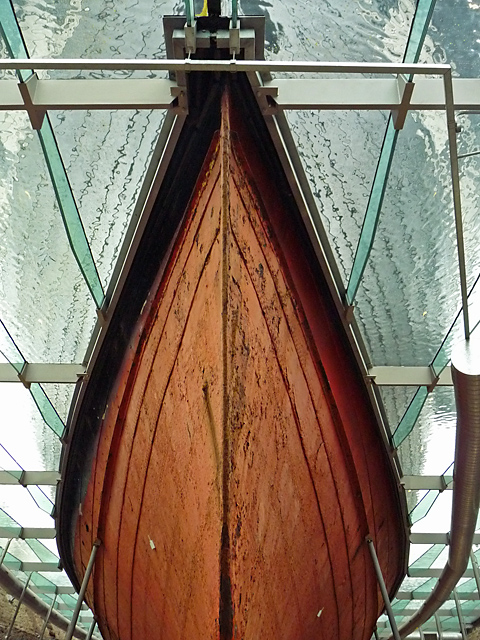 The bow of the SS Great Britain
