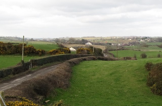 The Ballylucas Road proceeding towards... © Eric Jones :: Geograph Ireland