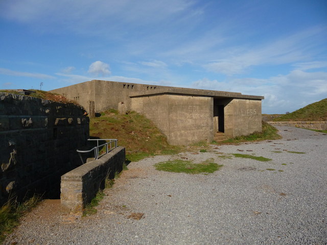 Brean Down - Brean Down Fort Gun... © Chris Talbot :: Geograph Britain ...