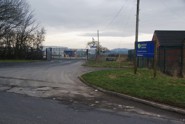The entrance to Blackburn Sewage Works