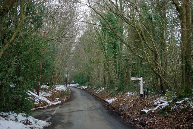 Moat Lane at Hawkhurst Lane junction