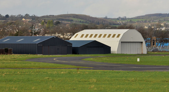 Hangars, Newtownards Airport © Albert Bridge cc-by-sa/2.0 