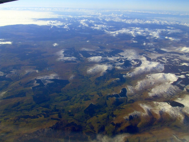 The Southern Uplands from the air