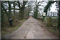 Track to Cuerdale Hall Farm